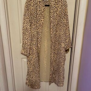 Leopard Print Kimono